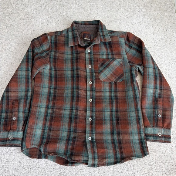 Prana Other - Men's PrAna Medium Long‎ Sleeve Plaid Flanne Button Shirt
